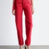 High-Waist Tapered Jeans
