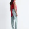 High-Waist Tapered Jeans