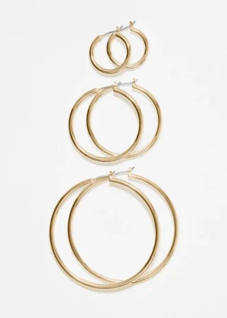 Hoop Earrings Set