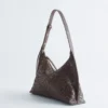 Interwoven Leather Crossbody Bag