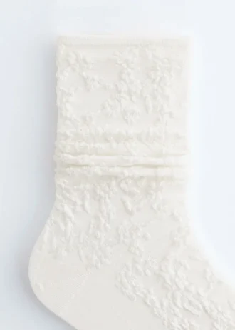 Jacquard Knit Socks