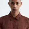 Jacquard Mini Shirt Dress
