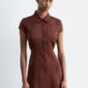 Jacquard Mini Shirt Dress