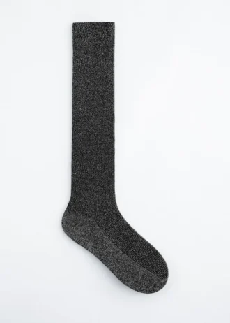 Knee-High Glitter Socks