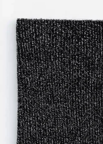 Knee-High Glitter Socks