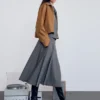 Knee-High Nappa Sock Boots