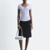 Knee-Length Slip Skirt
