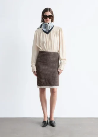 Knee-Length Slip Skirt