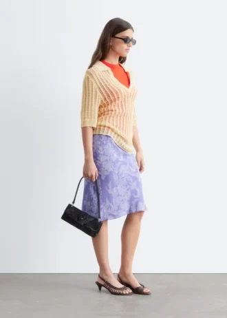 Knee-Length Slip Skirt