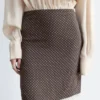 Knee-Length Slip Skirt