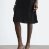 Knee-Length Slip Skirt