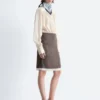 Knee-Length Slip Skirt