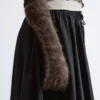 Knitted Brushed Cashmere Gloves