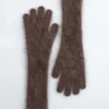 Knitted Brushed Cashmere Gloves