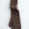 Knitted Brushed Cashmere Gloves