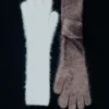 Knitted Brushed Cashmere Gloves