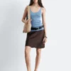 Knitted Scoop-Neck Tank Top