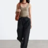 Knitted Scoop-Neck Tank Top