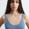 Knitted Scoop-Neck Tank Top