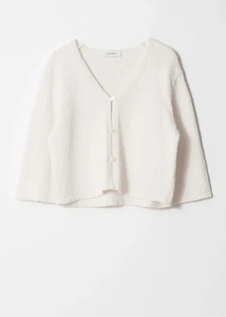 Knitted Short-Sleeve Cardigan
