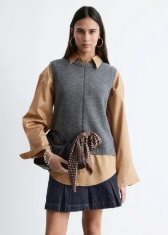 Knitted Sweater Vest