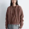 Knitted Wool Bomber Jacket