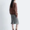 Knitted Wool Bomber Jacket