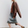 Knitted Wool Bomber Jacket