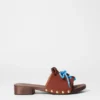 Lace-Up Clog Sandals