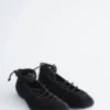 Lace-Up Leather Ballerinas