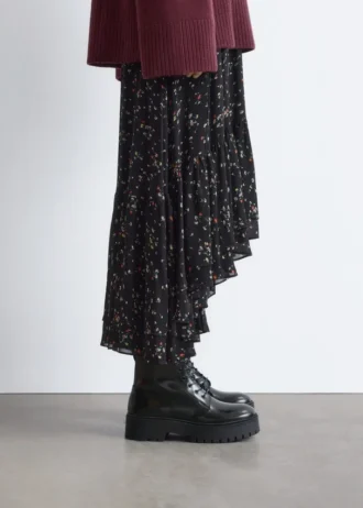 Lace-Up Leather Boots