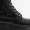 Lace-Up Leather Boots