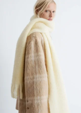 Large Mohair-Blend Scarf