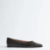 Leather Ballet Flats
