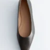 Leather Ballet Flats