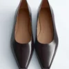 Leather Ballet Flats