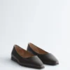 Leather Ballet Flats