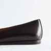 Leather Ballet Flats