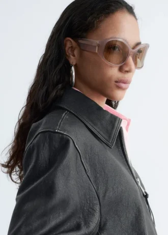 Oversized Oval Frame Sunglasses