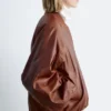 Leather Bomber Jacket