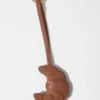 Leather Croissant Keyring