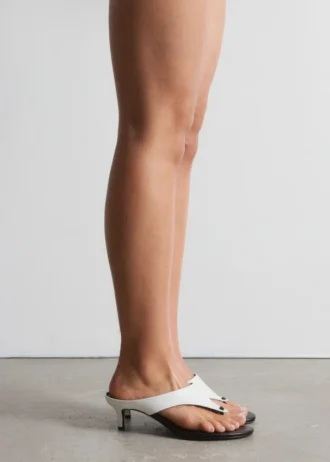 Leather Kitten Heels