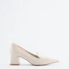 Leather Loafer Pumps