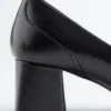 Leather Loafer Pumps