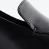 Leather Loafer Pumps