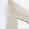 Leather Loafer Pumps
