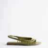 Leather Slingback Sandals
