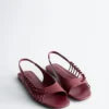 Leather Slingback Sandals