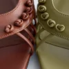 Leather Slingback Sandals