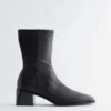 Leather Sock Boots